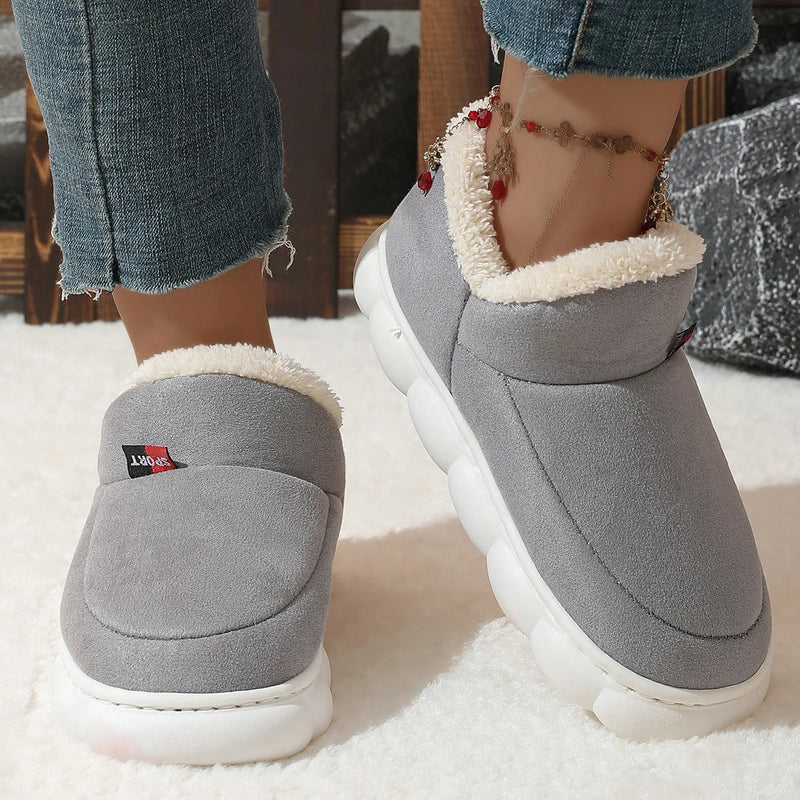 Hhomeenjoy Cozy Plush House Slippers for Men and Women