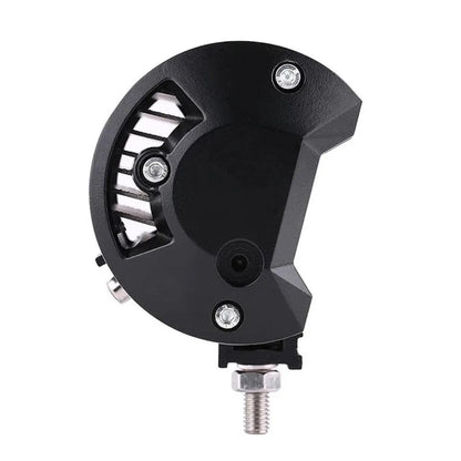 5-inch black LED work lamp for off-road vehicles with 24 LEDs and bracket mount