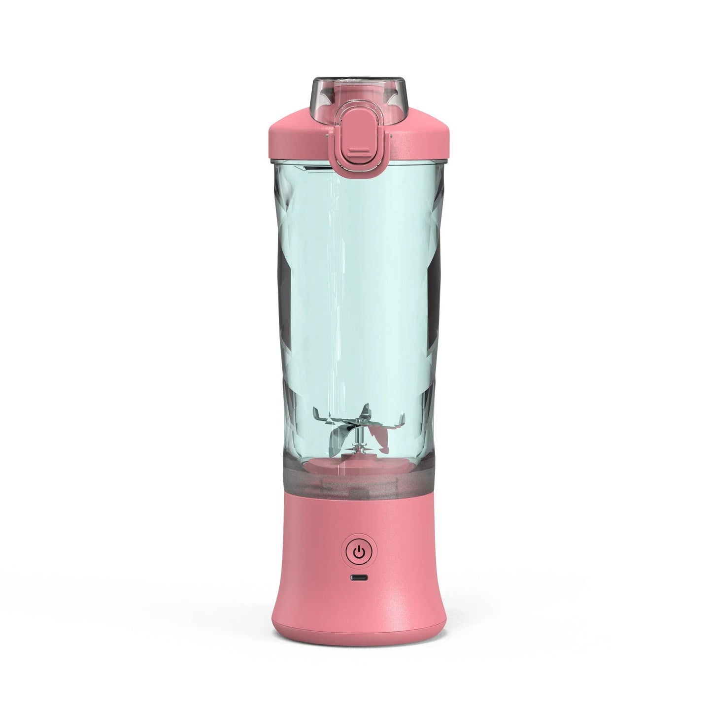 Powerful portable blender with 6-blade design for smoothies and shakes on the go