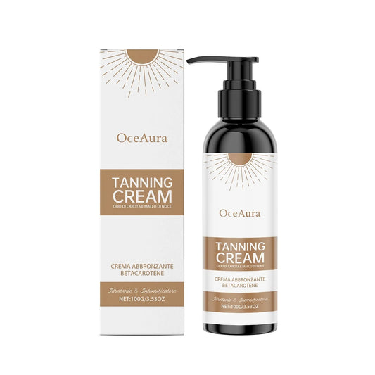 Moisturising Blackening Cream in a 100g container with glycerin and carrot oil for skin hydration