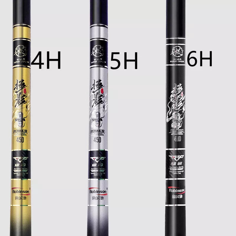 Carbon Super Hard Platform Fishing Rod with scalable lengths for precision angling