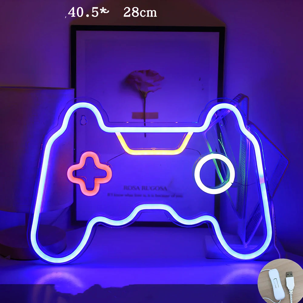 LED pendant light with 45cm acrylic backboard showing uppercase and lowercase lettering options