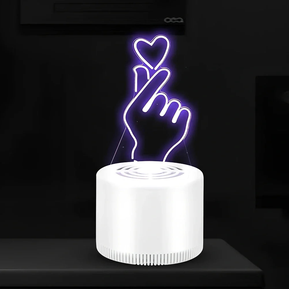 3D decorative mosquito killer with USB power and 1.2m cord in 25cm×12cm×14cm size