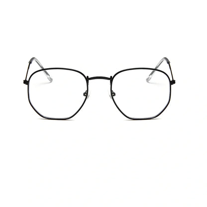 Retro street sunglasses with metal frame and transparent coloured lenses offering UV400 protection