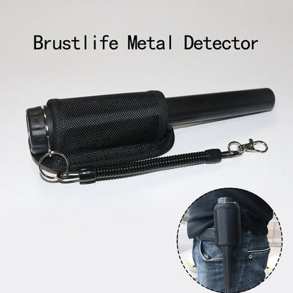 Garrett Pro-Pointer metal detector with black housing and waterproof search coil for precise target location