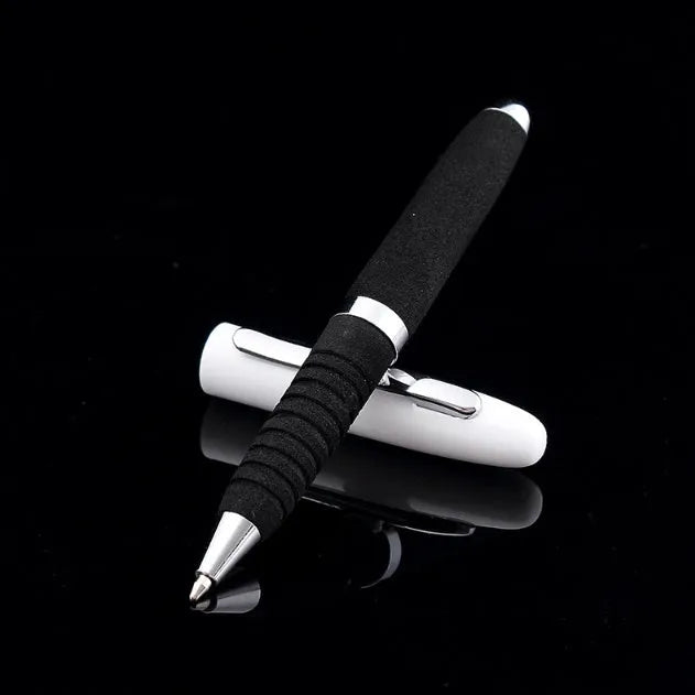 EVA Metal Cap Mini Ballpoint Pen with metal body, 112mm length, and 1.0mm tip in various refill colours