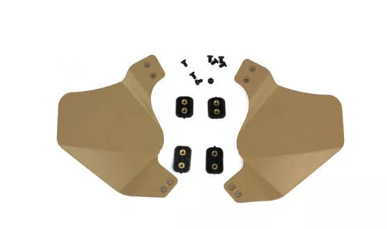 Blind-Spot Armor tactical head gear with customizable helmets for air-soft and field operations