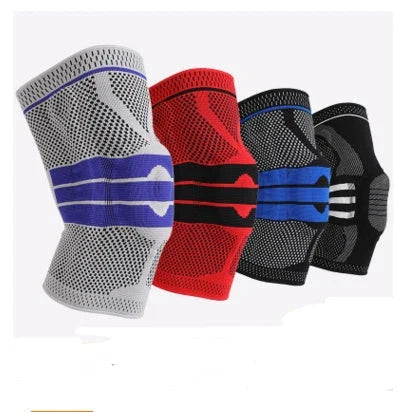 Premium knee brace sleeve made with breathable nylon fabric for sports, running, and fitness activities