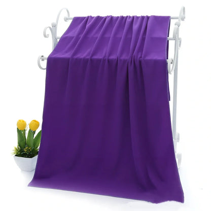 70x140cm microfiber bath towel with weft-knitted superfine fibre construction in multiple colour options