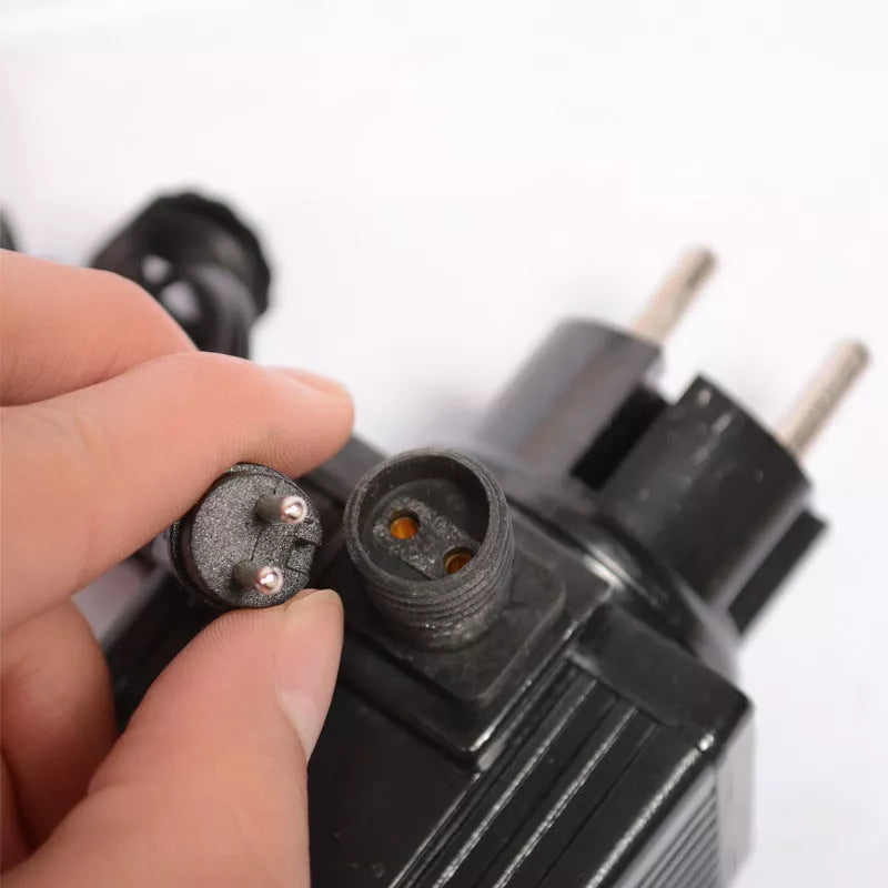 Christmas inflatable Santa Claus riding reindeer with LED lights