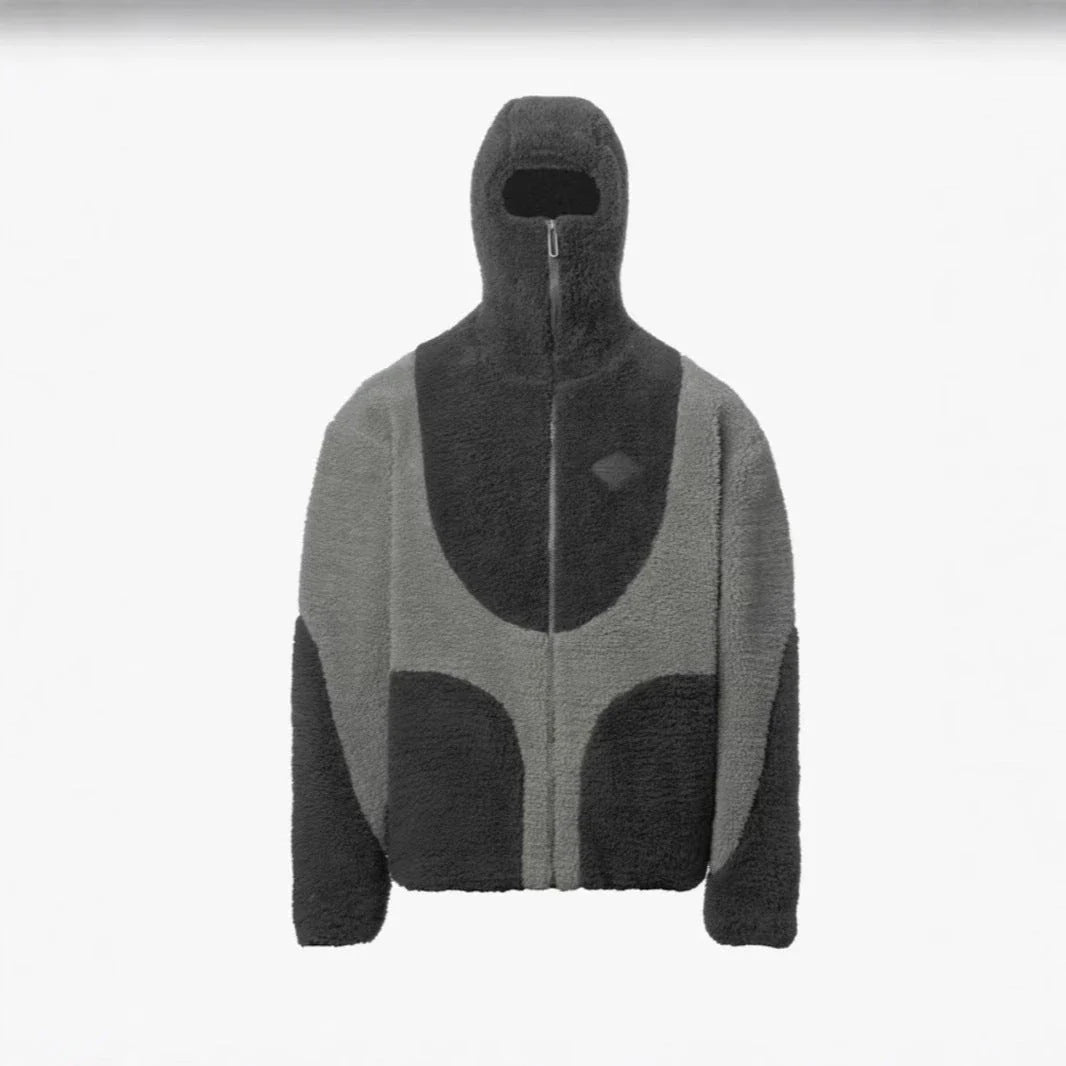 Stylish and Cozy Men's Hooded Patchwork Jacket in Various Colors and Sizes