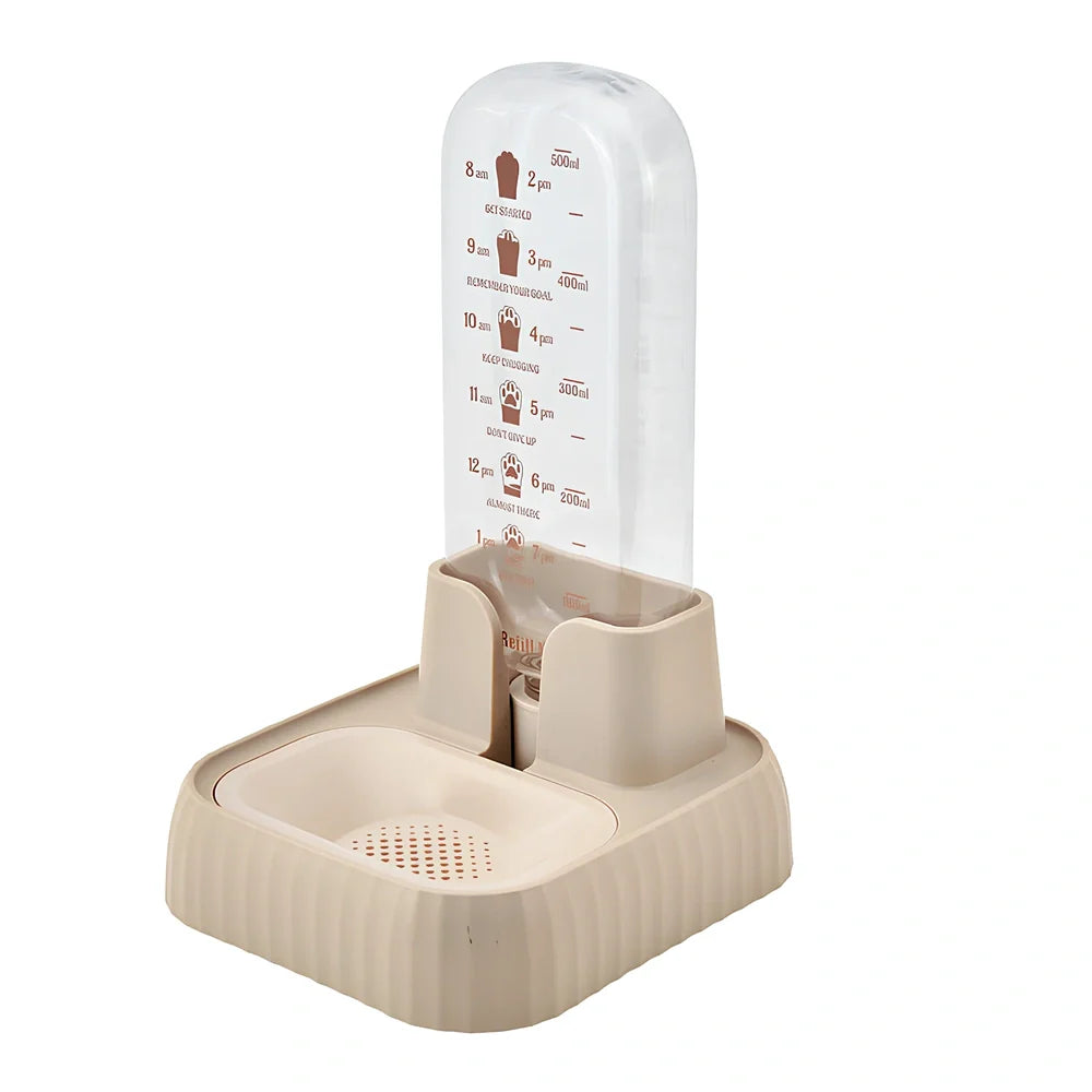 Green pet water fountain with circulating water flow and filtration system for cats and dogs