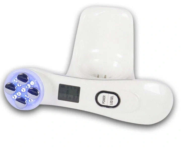 EMS radio frequency beauty instrument for skin rejuvenation, compact design with 10W power