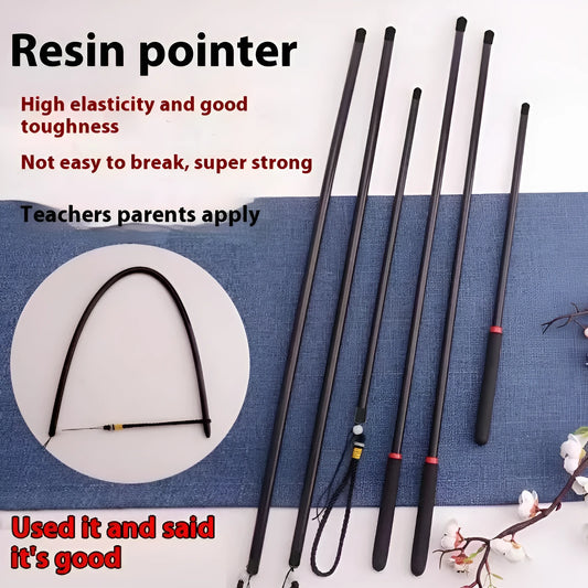 A straight resin measuring pointer for sewing and dressmaking tasks.