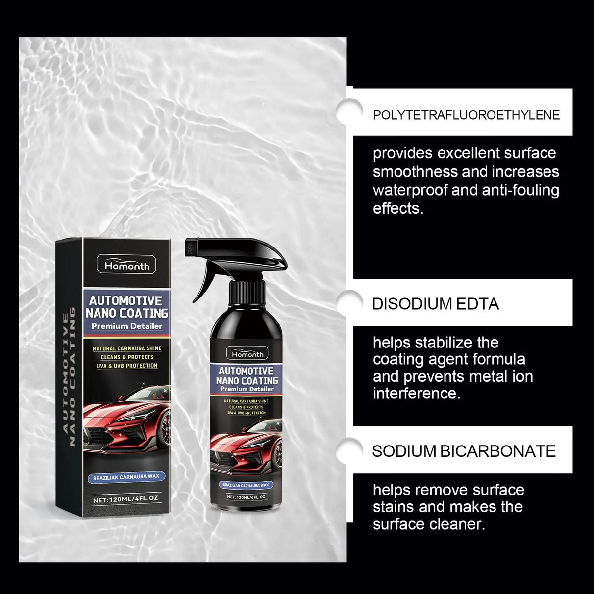 120ml car paint renovation agent bottle with towel for multi-functional coating restore