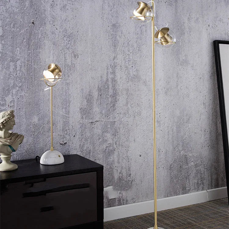 LED glass desk lamp with dimmable touch control, creative design for study or bedside use, operates on 111V to 240V voltage, includes 6W to 10W LED light source