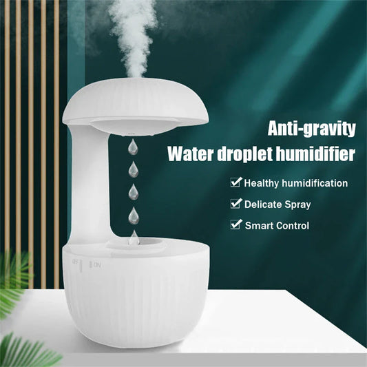 Anti-Gravity Cool Mist Humidifier with Levitating Water Droplets for Relaxing Ambiance