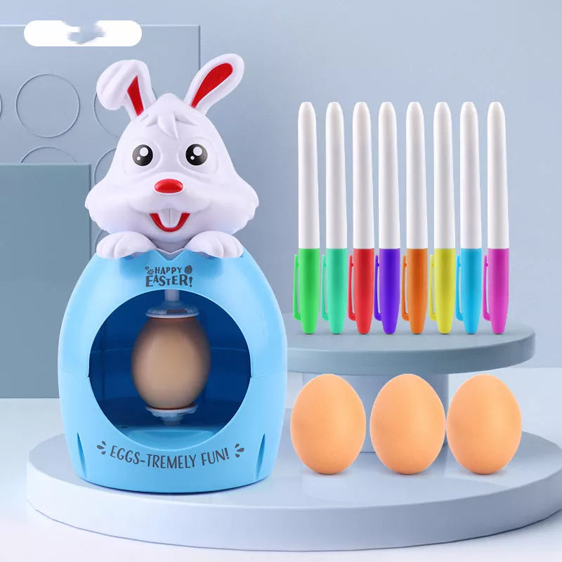 Easter egg decoration kit for kids with sound and light features, safe and non-toxic