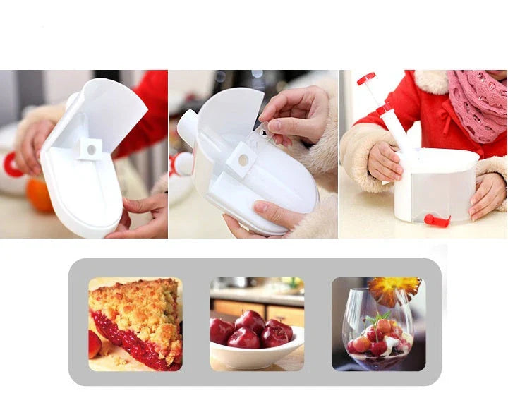 Grape Splitter - Stainless Steel Fruit Nucleator for Quickly Quartering Grapes