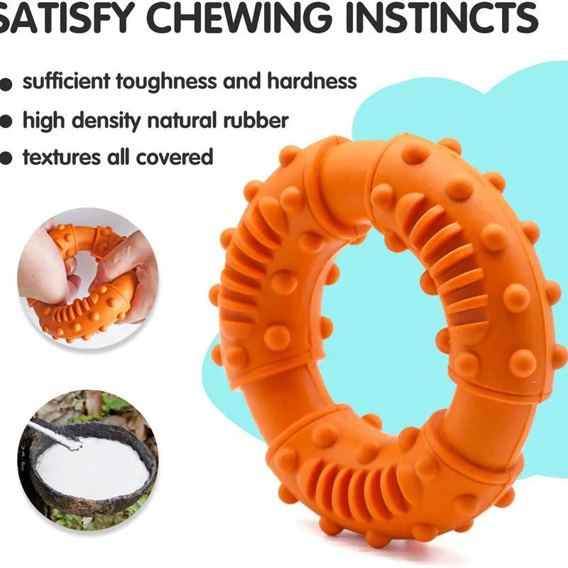 Dog Fetching Stick Toy: Bouncy Hollow Design for Interactive Play, Lightweight at 266g and Floatable for Water Games, Measuring 13x13x4cm in Blue, Orange, or Red