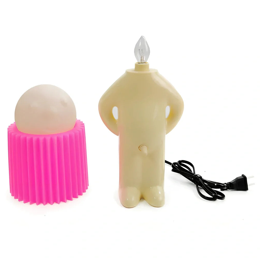 Shy Little Boy Reading Lamp in various colours with adjustable 11-15W wattage and ABS construction