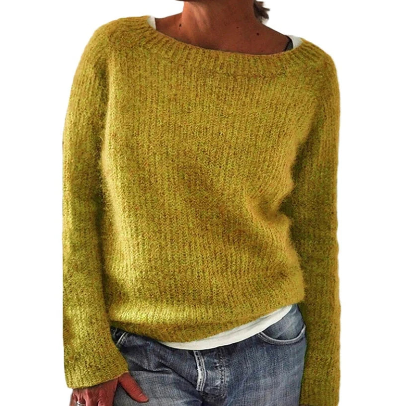 Cozy and stylish knit sweater in a variety of colors and sizes for casual wear