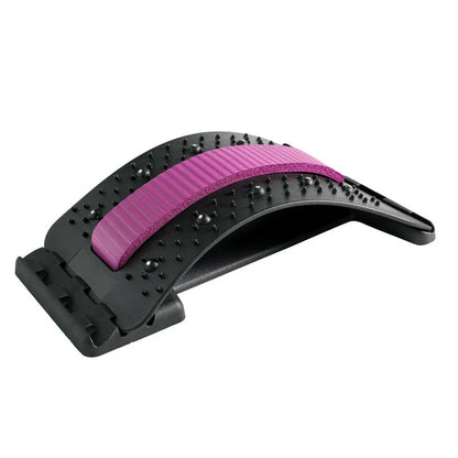 Adjustable back stretcher massager in chosen colour on a neutral background.