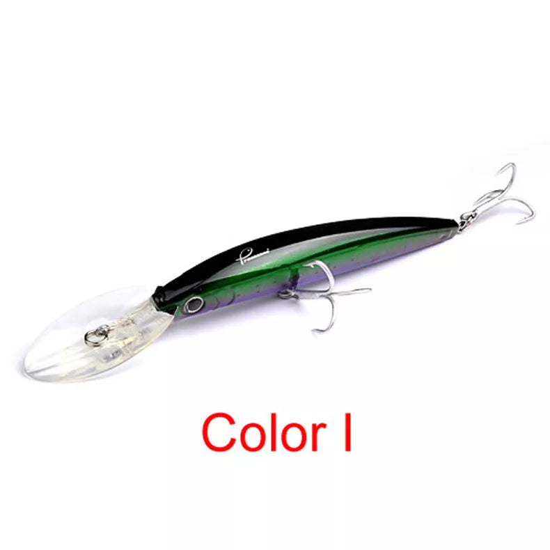 PRO BEROS Classic Minnow Bait hard plastic fishing lure in various colors
