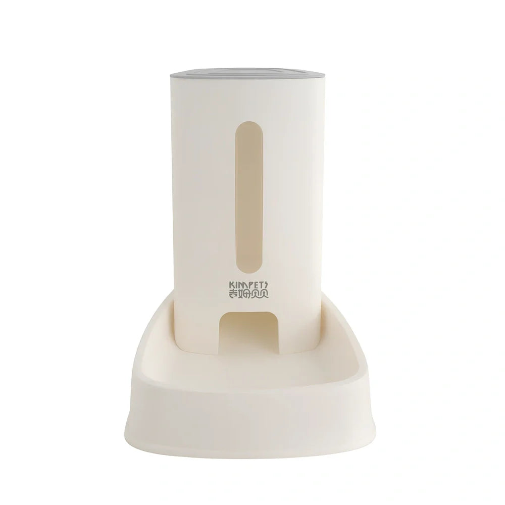 Transparent cat water fountain with 3800ml capacity in blue colour showing siphon water flow system