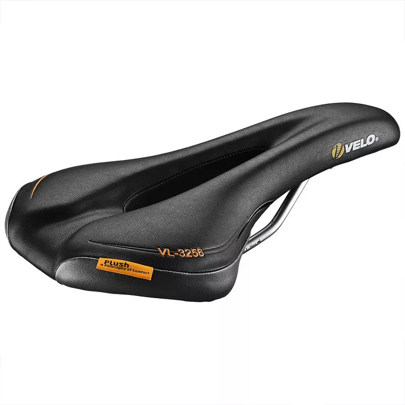 VELO mountain bike seat cushion with ventilation and shock absorption features