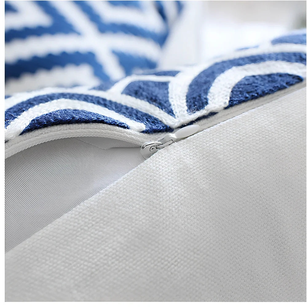 Chinese classical embroidered pillowcase 45x45cm with PP cotton filler and four style options