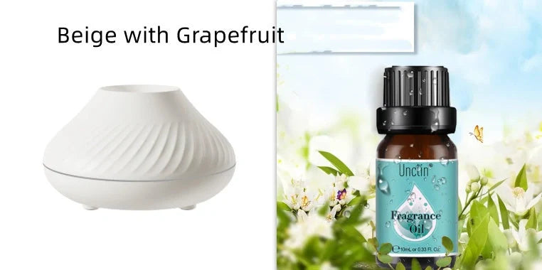 Volcanic Flame Aroma Diffuser with LED light and flame effect