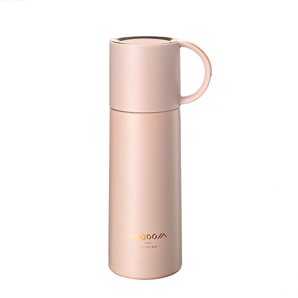 350ml stainless steel insulated water bottle with vacuum technology and leakproof seal in blue colour option