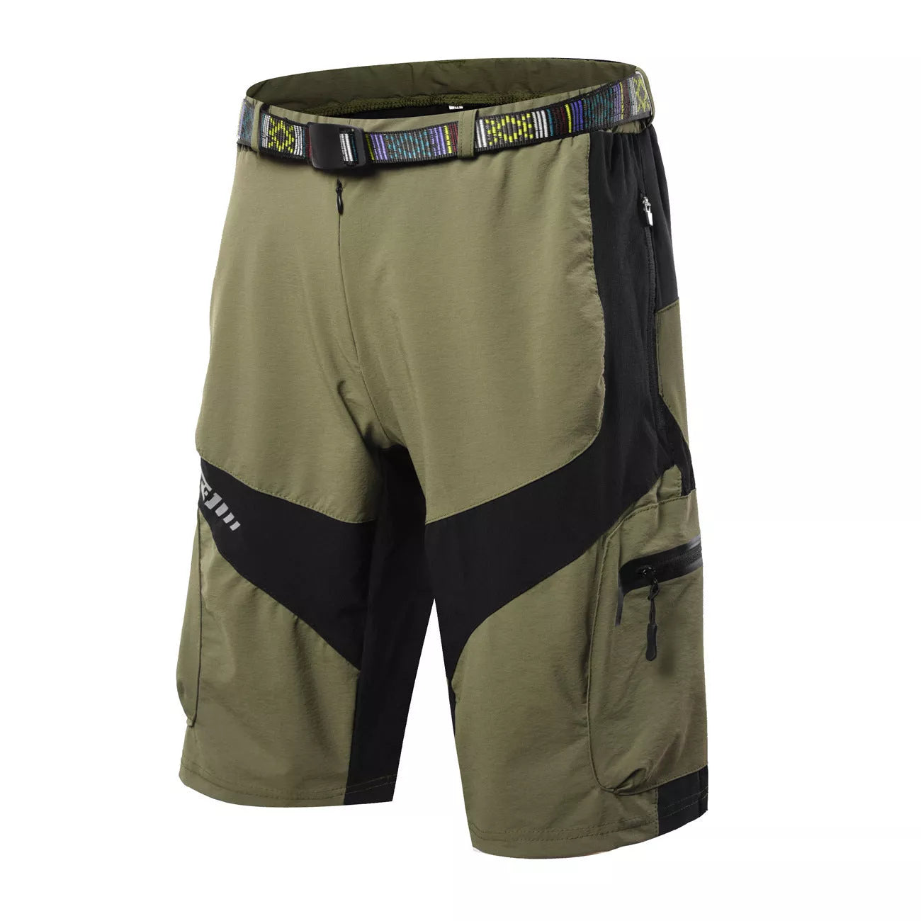 Men's off-road mountain bike cycling shorts in various colors and sizes