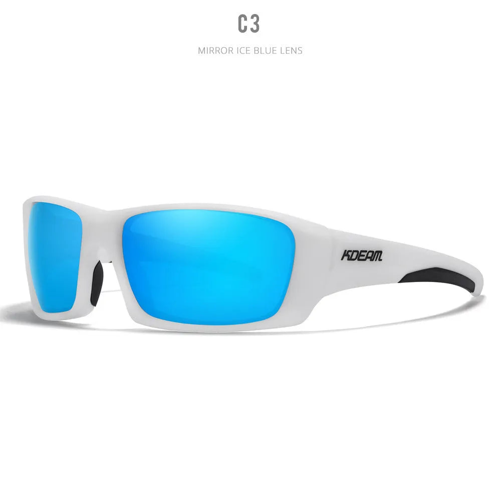 Ultralight polarised sports sunglasses with TR90 frame and TAC lenses in multiple colour options.
