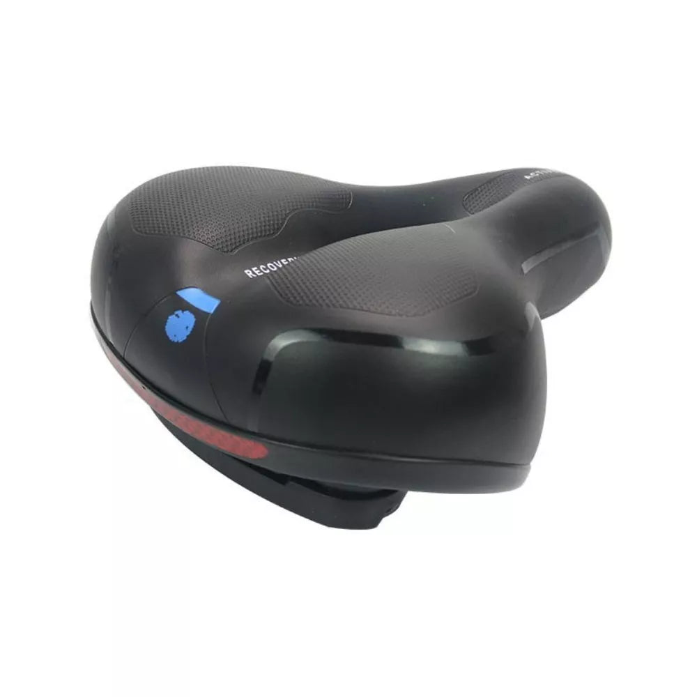 Hollow seat cushion bicycle seat with memory foam padding for enhanced cycling comfort