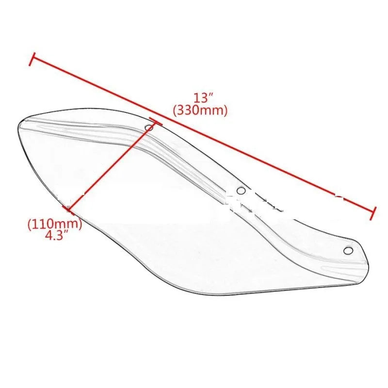 Harley motorcycle black ABS plastic side wind deflector wings for Touring models