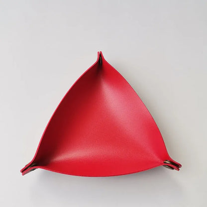 PU leather open-top storage box for jewellery and accessories, available in six colours and two sizes