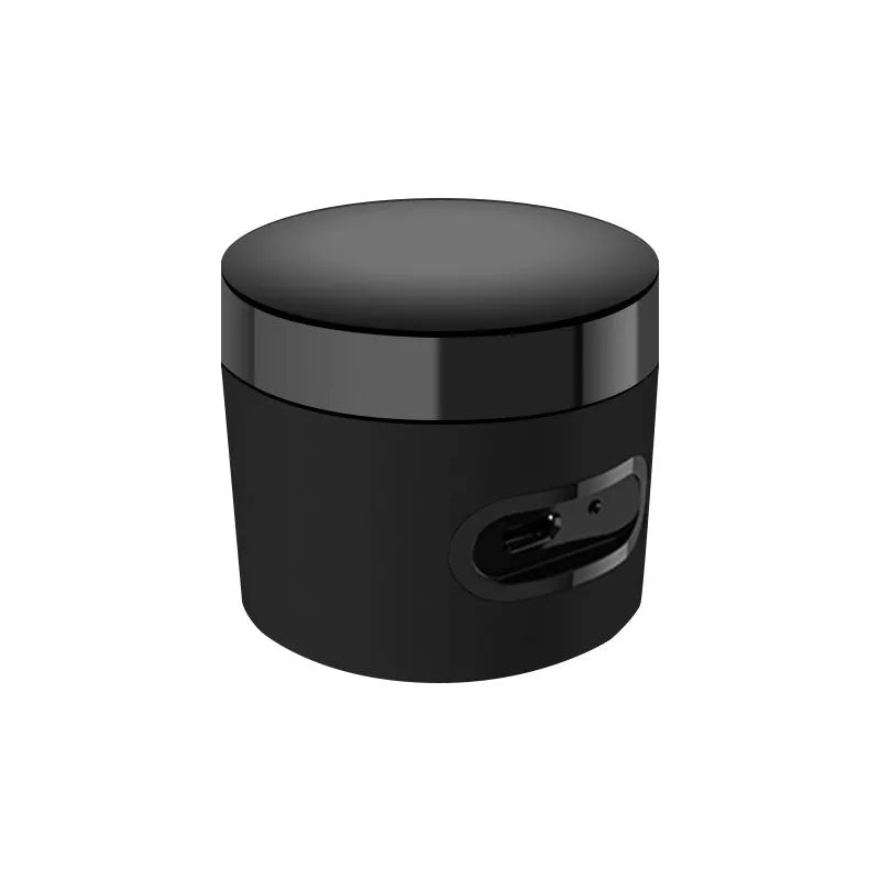 RM4 Mini black ABS plastic IR remote control hub with USB interface and BroadLink App compatibility