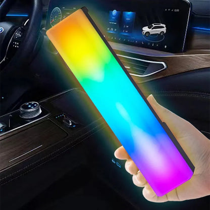 3D RGB light pick-up table top ambiance lamp with colourful voice-activated rhythm lighting