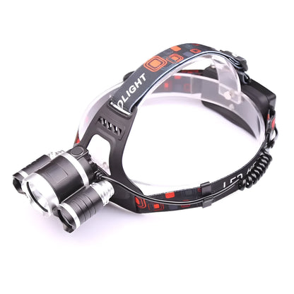 Gold or silver aluminium head torch with adjustable focus and optional sensor switch for hands-free operation