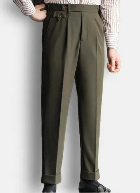 Women's Tailored Trousers in Black Grey or Green, Plus Size to XS, Smart Office and Formal Occasion Suit Trousers with Pockets