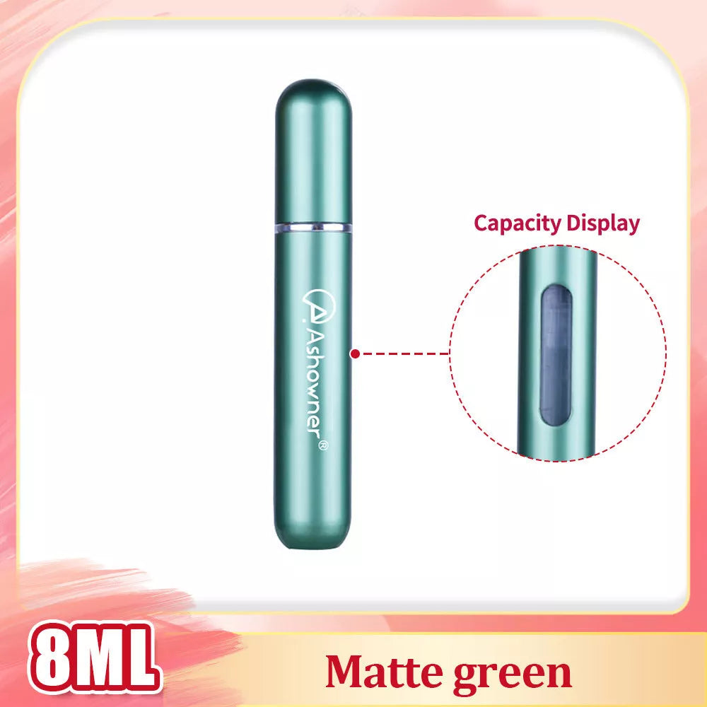 Mini Portable Perfume Bottle Spray in various colors and sizes for on-the-go fragrance