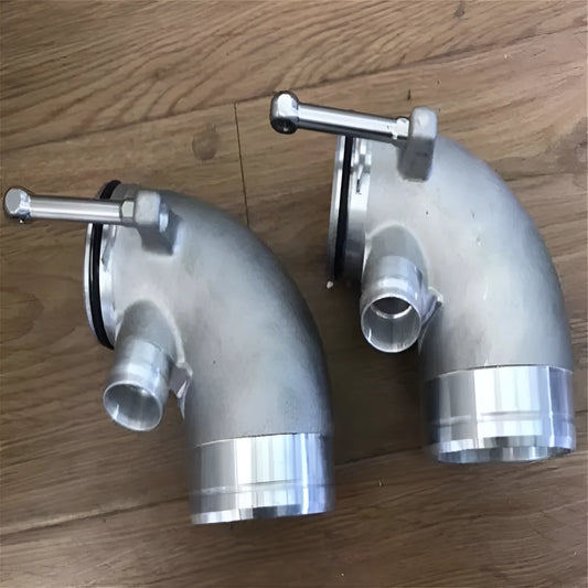 Aluminium alloy 90-degree turbo pipe elbow for car modification