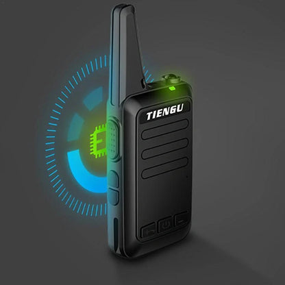 TIENGU Wireless Handheld Radio Intercom with LED flashlight and USB charging port