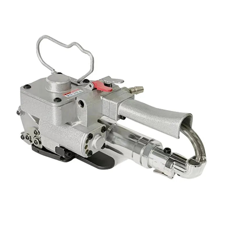 Pneumatic A19 handheld packer, semi-automatic, for 16-19mm ribbon and 0.6-1.2mm thickness, with manual.