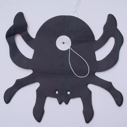 Halloween Paper Pull Flower decoration with yellow and black squash garland design