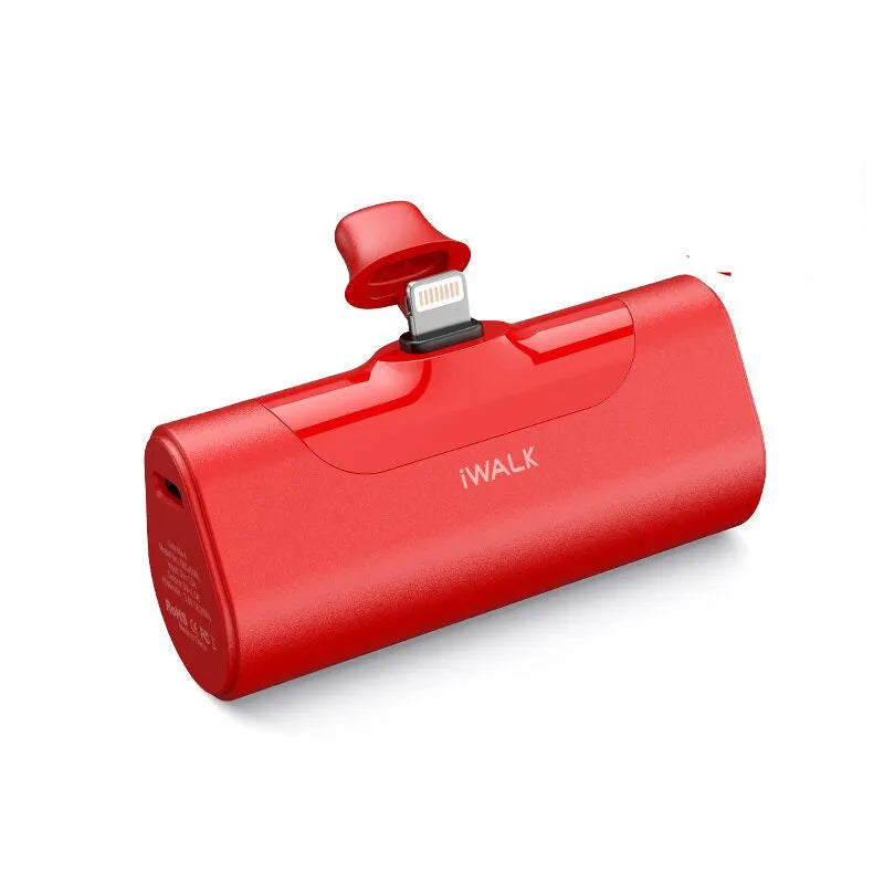 Mini ultra-thin power bank 4500mAh, 77x47x26mm, 92g, in white black pink green or red