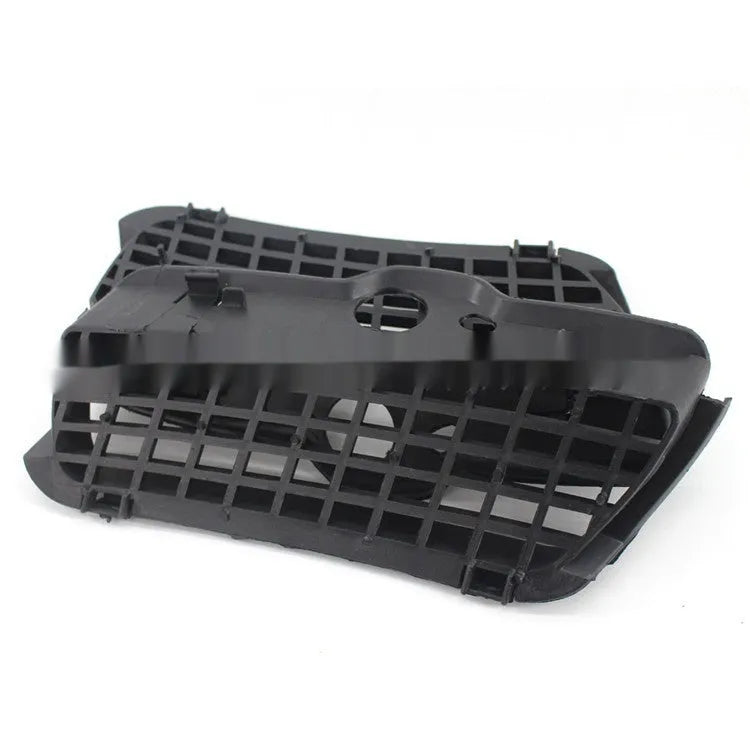 Pair of black ABS plastic Volkswagen Golf 3 fog lamp covers for front bumper.