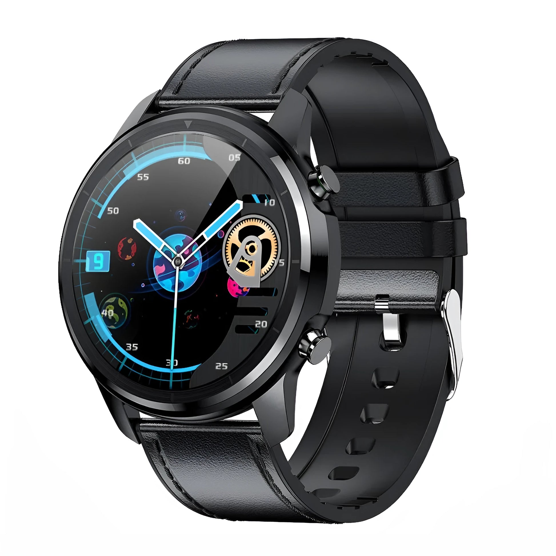 LEMFO LF26 smart bracelet with 1.3-inch screen showing fitness data on wrist